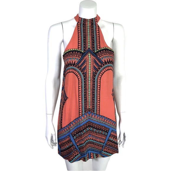 ALEXIS Vanji Tribal Halter Mini Dress size XS - Picture 3 of 12
